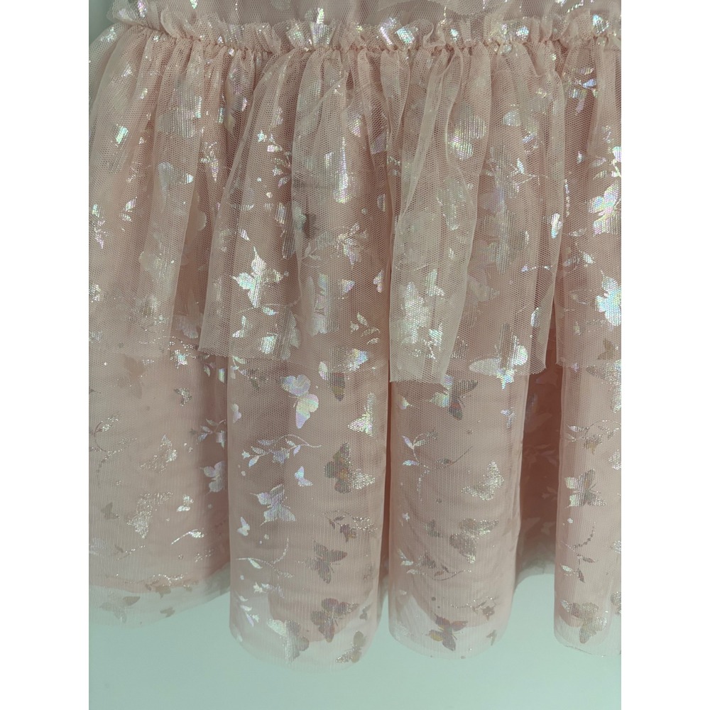 Modern Moments Wicked Glinda Pink Tulle Butterfly Dress Toddler 4T Universal - Picture 3 of 6